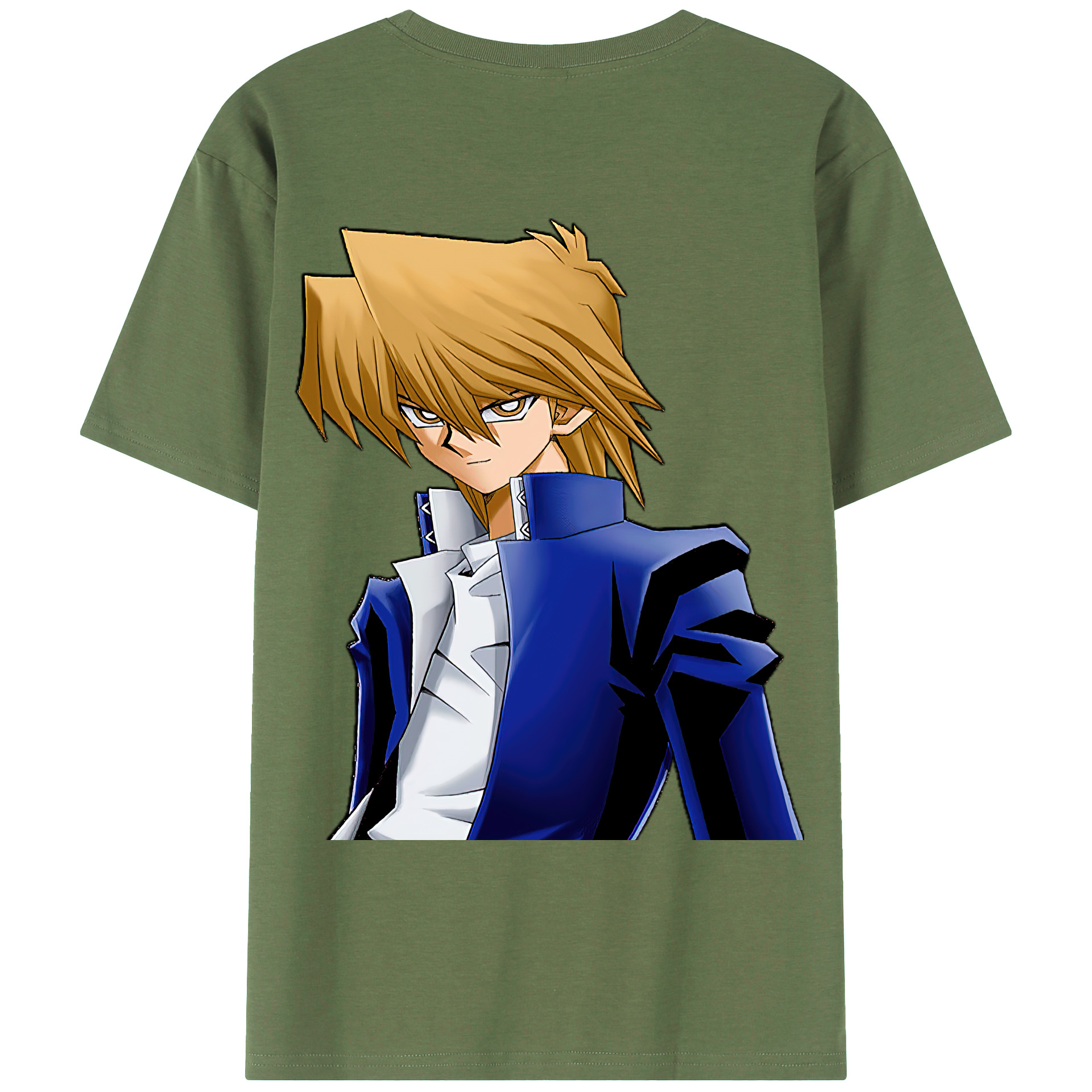 （画像用） 遊☆戯☆王 Yu-Gi-Oh! 綿100％ メンズ半袖Tシャツ（バックプリント） 通気性